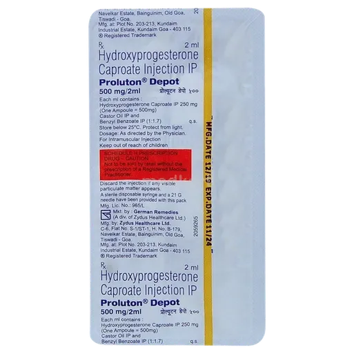 proluton depot 500mg 2 ml
